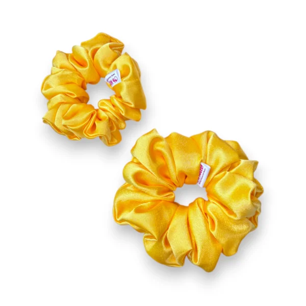 sunny pop satin scrunchie