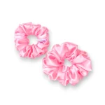 cotton candy satin scrunchie