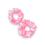 cotton candy satin scrunchie