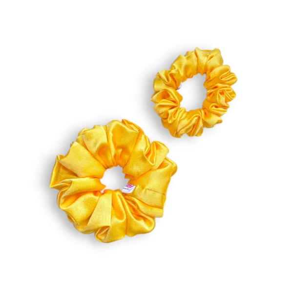 sunny pop satin scrunchie