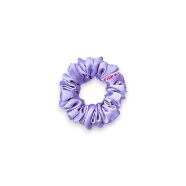 lavender glow satin scrunchie
