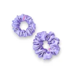 lavender glow satin scrunchie