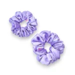 lavender glow satin scrunchie