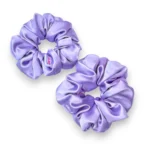 lavender glow satin scrunchie