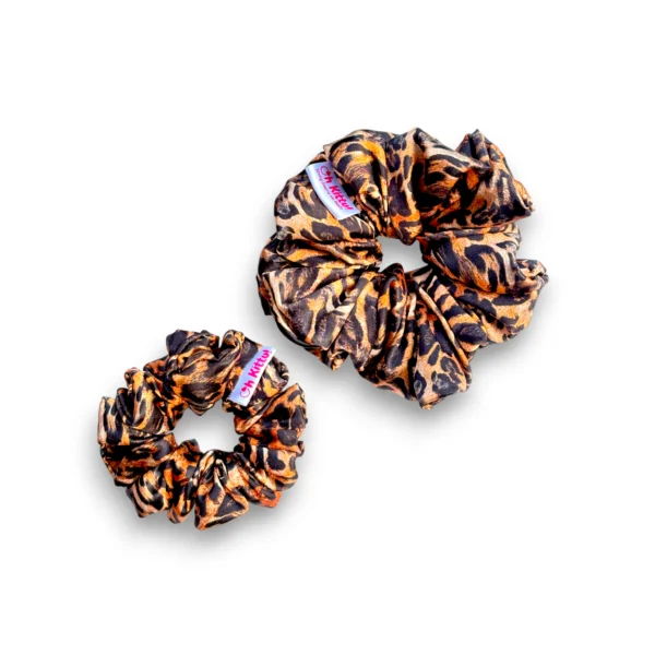 leopard print scrunchie