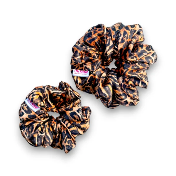 leopard print scrunchie