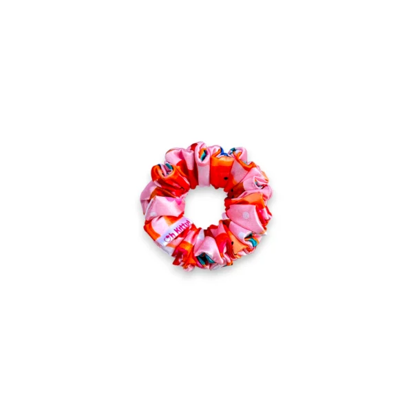 cartoon dessert print scrunchie