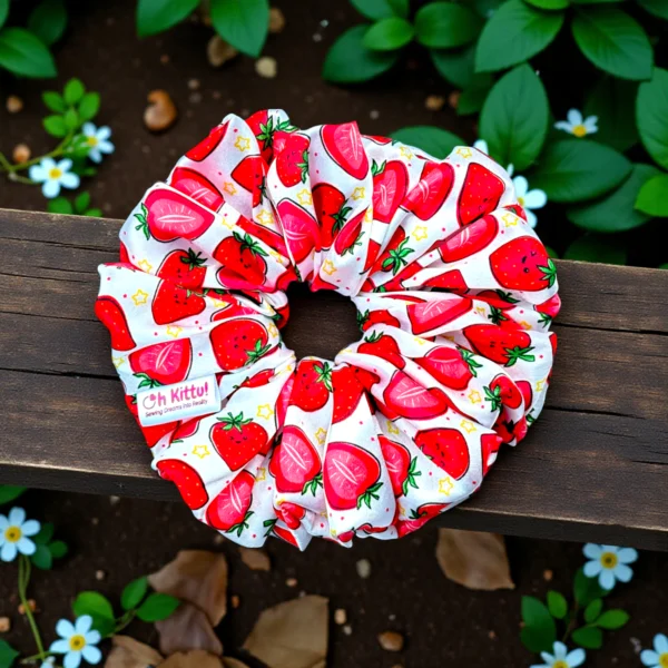 disney princess print scrunchie