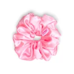 cotton candy satin scrunchie