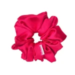 pink pop satin scrunchie