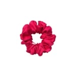 pink pop satin scrunchie