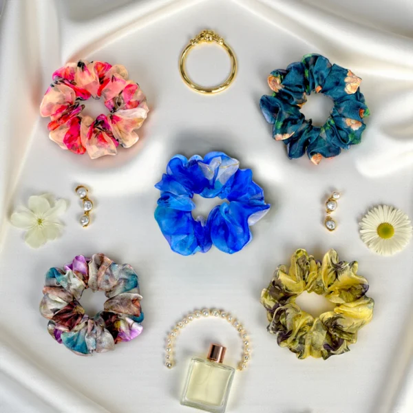 celestial classic organza scrunchie set